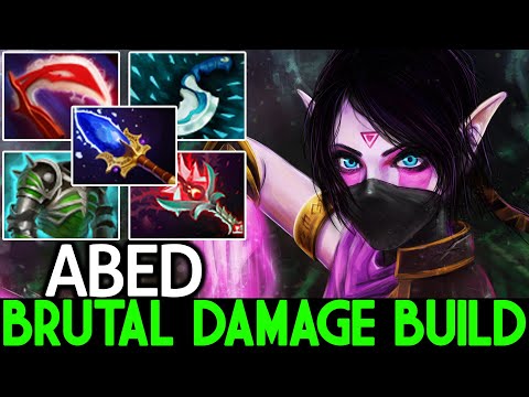 ABED [Templar Assassin] Insane Physical Build 100% Destroyed 7.26 Dota 2