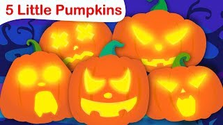 Five Little Pumpkins | Halloween Songs | Nursery Rhymes and Fun Songs for Kids by Little Angel