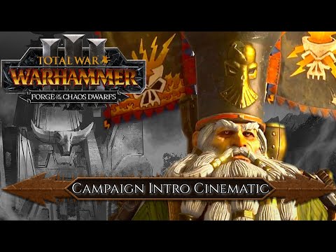 Astragoth Ironhand Opening Campaign Cinematic | Total War Warhammer 3 | Forge of the Chaos Dwarfs