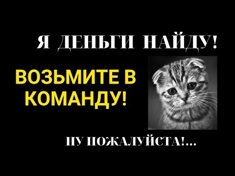 ✅ Я ДЕНЬГИ НАЙДУ! ВОЗЬМИТЕ МЕНЯ В КОМАНДУ! ✅