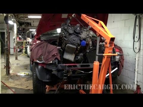 2002 Dodge Ram 1500 Engine Swap 4.7L Part 1 - EricTheCarGuy Video