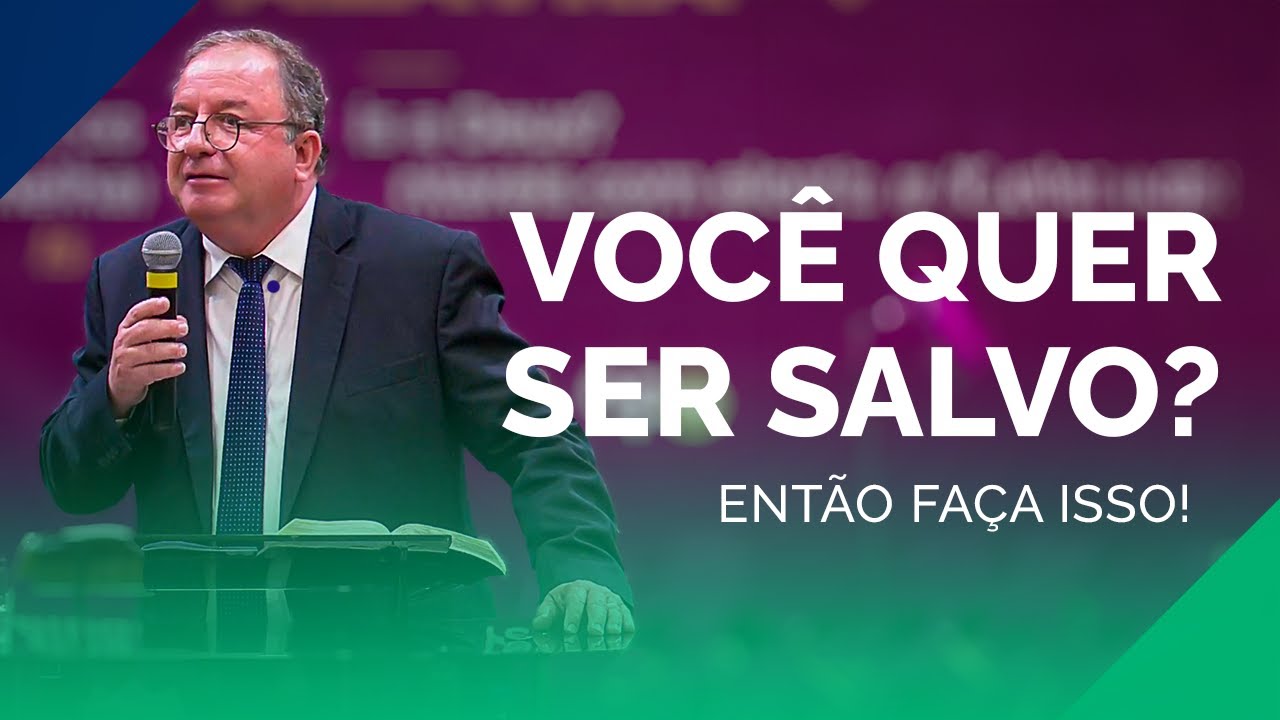 O Convite Para Salvação | Pr. Arival Dias Casimiro