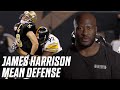 James Harrison Hard Hitting MACHINE Throwback Originals