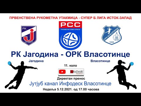 Direktno: ►►► RK Jagodina - ORK Vlasotince