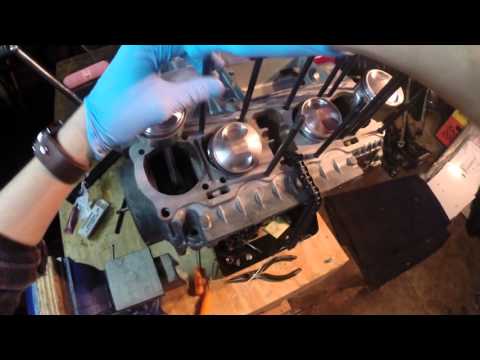 CB750 Upper End Rebuild #2 (Cylinder Stud and Piston Install)