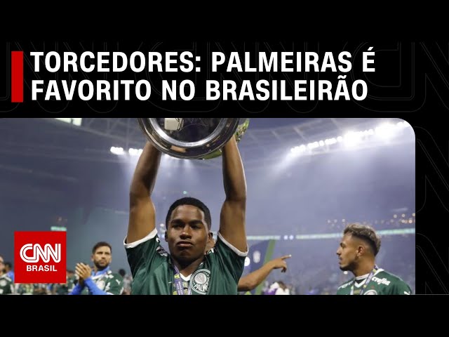 Torcedores apontam Palmeiras como favorito no Brasileirão | CNN NOVO DIA