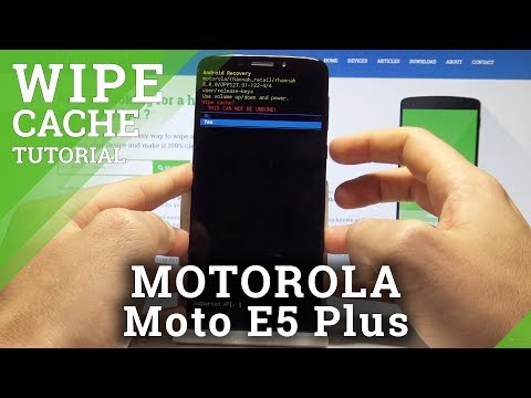 How to Wipe Cache on MOTOROLA Moto E5 Plus - Reset Cache Partition