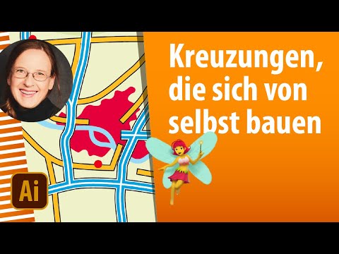 How to create a route map with automatic intersections in Illustrator