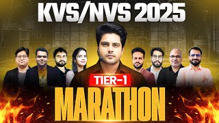 KVS/NVS 2025 Tier 1 Marathon 🔥 by Sachin Academy live 11am
