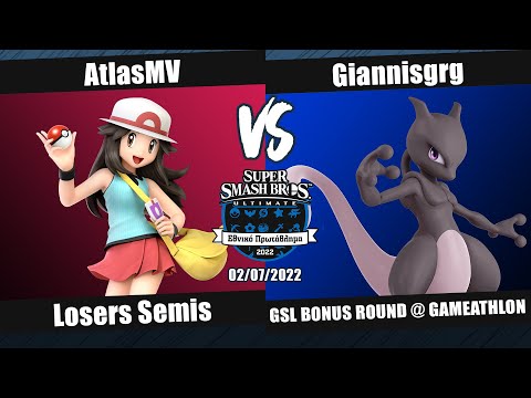 GSL22BR - LS - AtlasMV (Pokémon Trainer) vs Giannisgrg (Mewtwo) - Super Smash Bros. Ultimate
