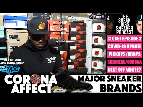 The Sneak Diss Sneaker Podcast Closet 2 – Coronavirus Affect on the Sneaker Community, Virgil Nike