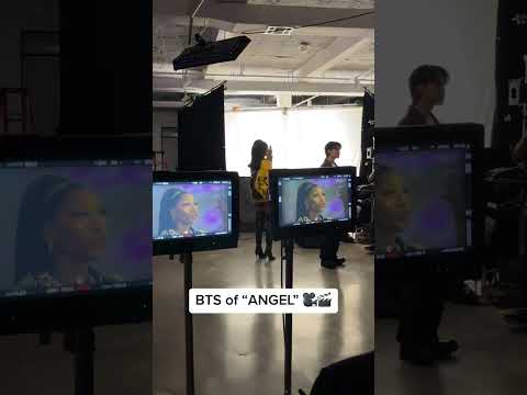 Jimin filming for the "Angel Pt.1" MV with Muni Long! Behind the scene #jimin #bts #angel_pt1