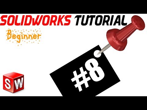 8- SolidWorks beginner TUTORIAL: SWEPT BASE