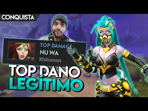 TOP LEGIT DAMAGE! NU WA MID - Master Ranked Achievement - Smite BR