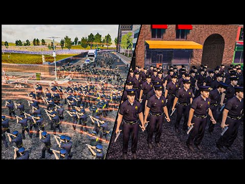 Can FBI And POLICE Defend City From 1 Million Zombies - Ultimate Epic Battle Simulator 2