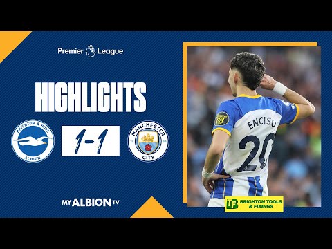 PL Highlights: Albion 1 Man City 1