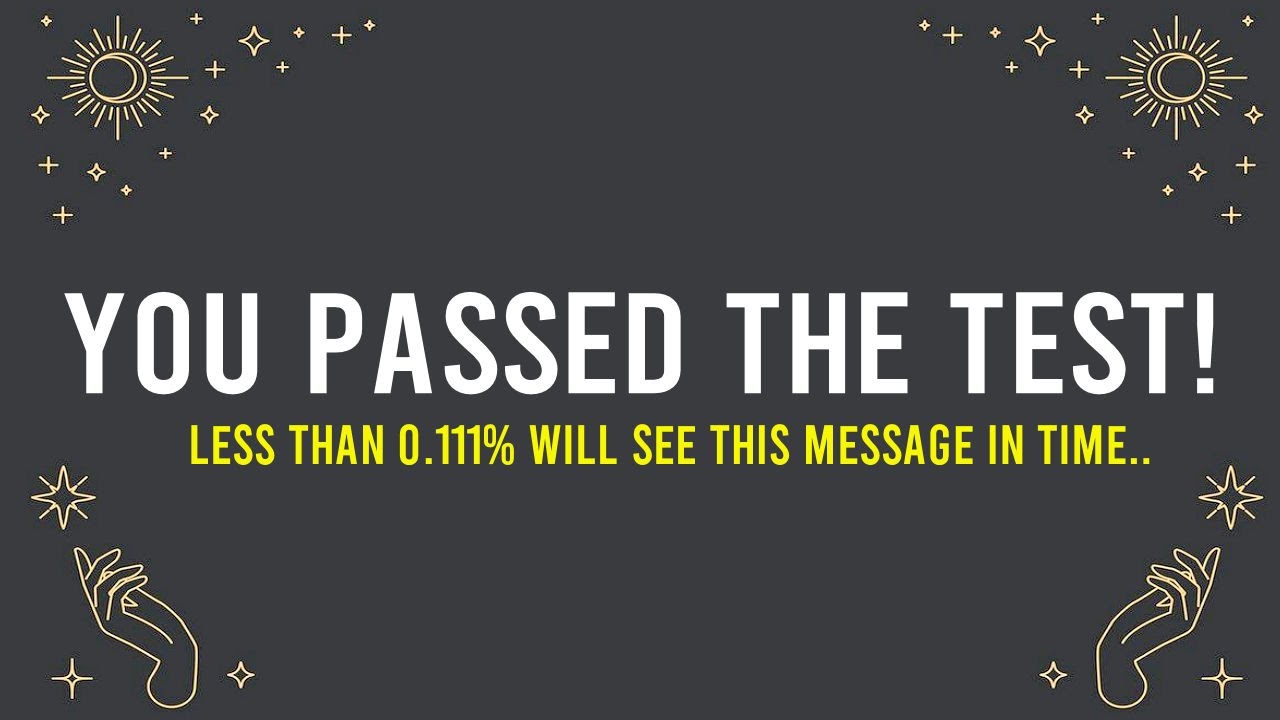 THE UNIVERSE IS YELLING FOR YOU TO SEE THIS MESSAGE! (don't ignore!)