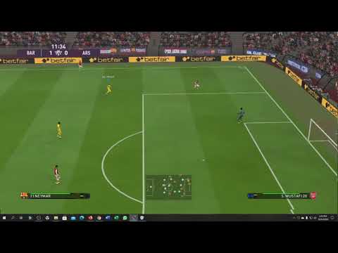 The Match of FC Bercelona VS Arsenal