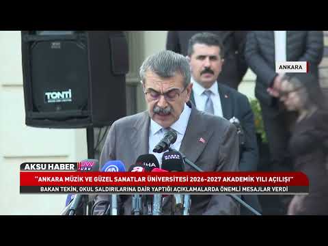 Bakan Yusuf Tekin’den Okul Saldırıları Açıklaması: “Hukuk Gereğini Eksiksiz Yerine Getirecek”