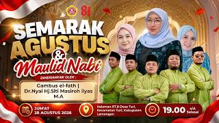Download lagu LIVE! Semarak Agustus & Maulid Nabi 1448 H | Gambus El-Fath & Dr. Nyai Hj. Siti Masiroh Ilyas, M.A mp3
