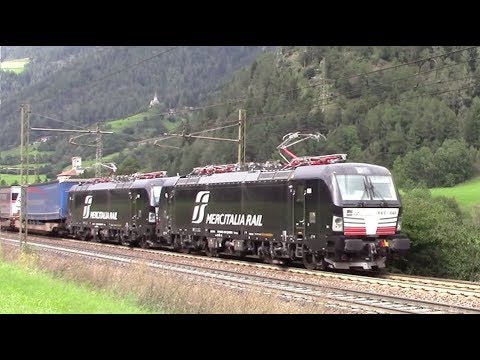 BAHNVERKEHR BRENNERBAHN BHF. FREIENFELD & MAULS SÜDLICH VON FREIENFELD SÜDTIROL 6.9.2017