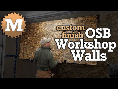 Install OSB on Shop Walls & Recycled Pallet Look - Workshop Build Series