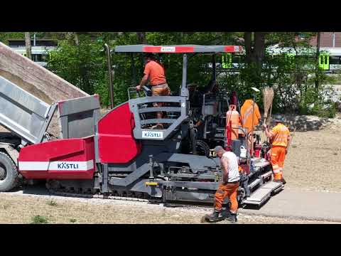 2025-04-29 Neuer Uferweg linke Senseseite Einbau Mergel