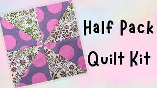Block 2 from a Half Pack Quilt Kit
