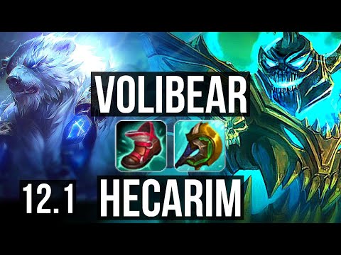 VOLIBEAR vs HECARIM (JNG) | 3/0/5, 1.8M mastery, 800+ games | EUW Diamond | 12.1