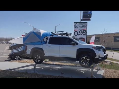 Honda Ridgeline Tent Install (Time-lapse Set-up)