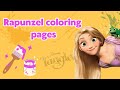 Rapunzel Coloring Pages Coloring Book For Children How To Draw Rapunzel