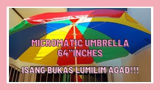 MICROMATIC UMBRELLA 64 INCHES PAYONG NA PWEDE PAMBEACH PAYONG NA MALAKI PAYONG NA PWEDE SA PAGTINDA