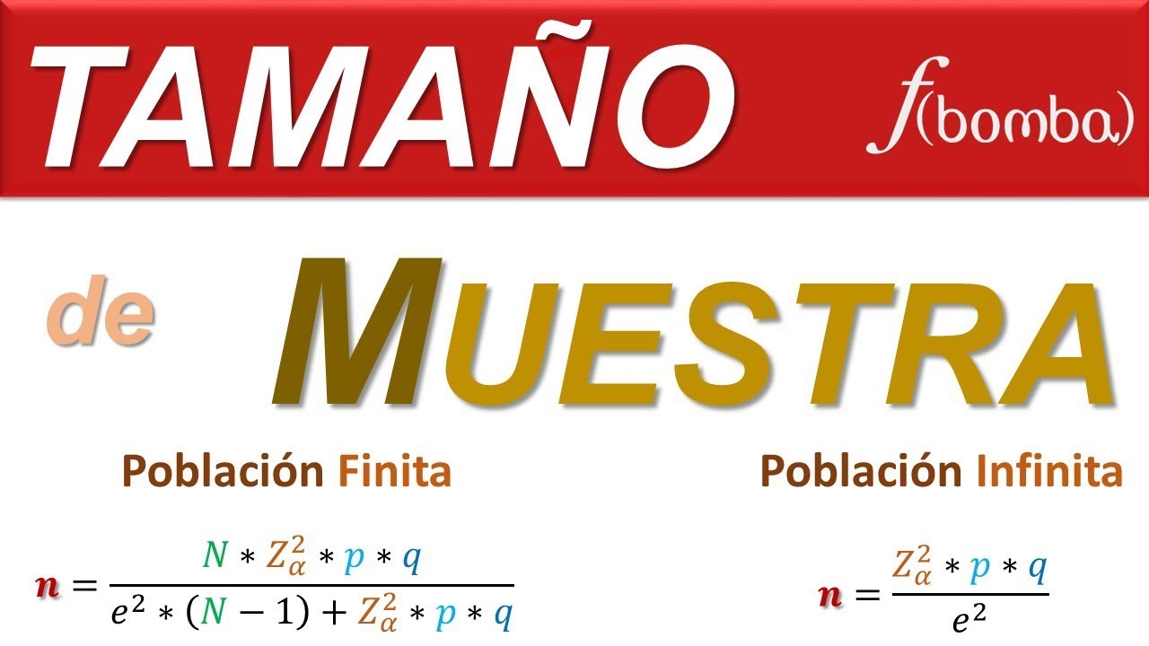 🔍👉 TAMAÑO DE MUESTRA PASO a PASO 👍