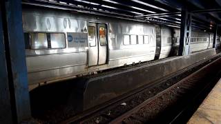 preview picture of video 'MTA Long Island Rail Road Budd M3 #9857 arriving at East New York'