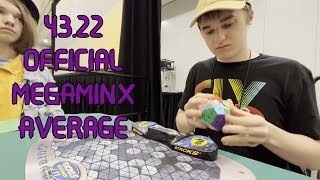 43.22 Official Megaminx Average (Overall PB)