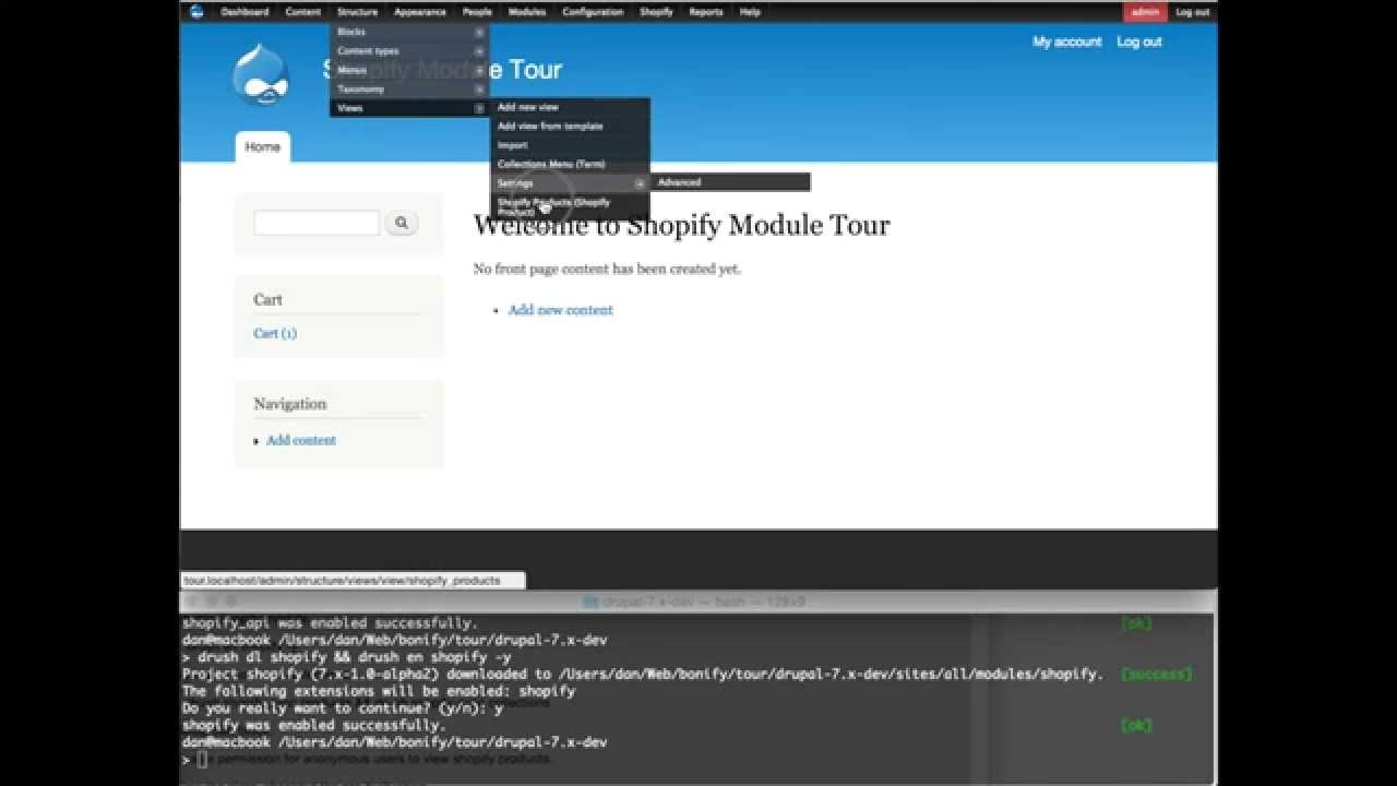 Learn how to make the integration between Shopify - Drupal in less than 10 minutes