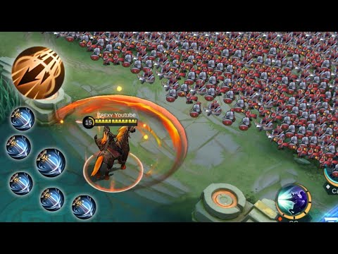 Leomord 500% Attack Speed build vs 1000 minions (Ghost Rider Build)