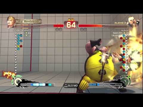 SSF4 AE Ver. 2012: SuperTanshio [Cody] vs. k-duv- [Rufus] - PSN Ranked Match