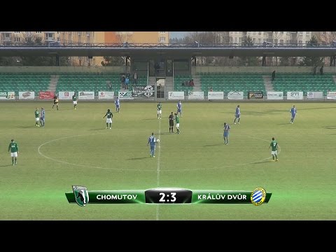 20 kolo: FC Chomutov - FK Králův Dvůr 2:3 sestřih
