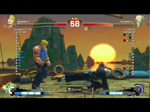 Super Street Fighter IV - kawagu111chi (Cody) Vs rokotsu (Gen)