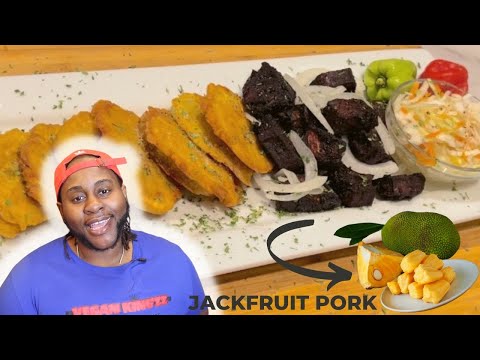 LETS MAKE #VEGAN #HAITIAN FOOD | GRIOT (FRIED PORK) CARIBBEAN SOUL FOOD #2 | #JACKFRUIT #PIKLIZ