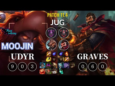 RNW Moojin Udyr vs Graves Jungle - KR Patch 11.4