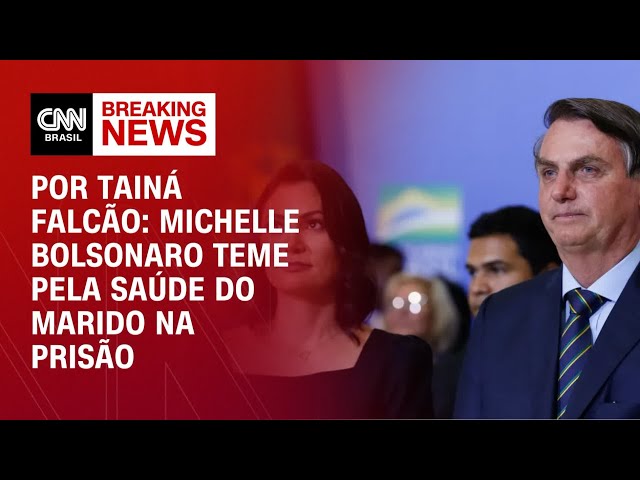 Michelle evita holofote e se diz preocupada com alimentação de Bolsonaro | CNN PRIME TIME
