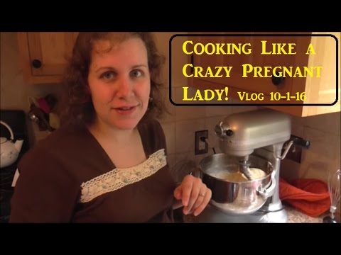 Vlog 10-1-16 Cooking Like A Crazy Pregnant Lady!