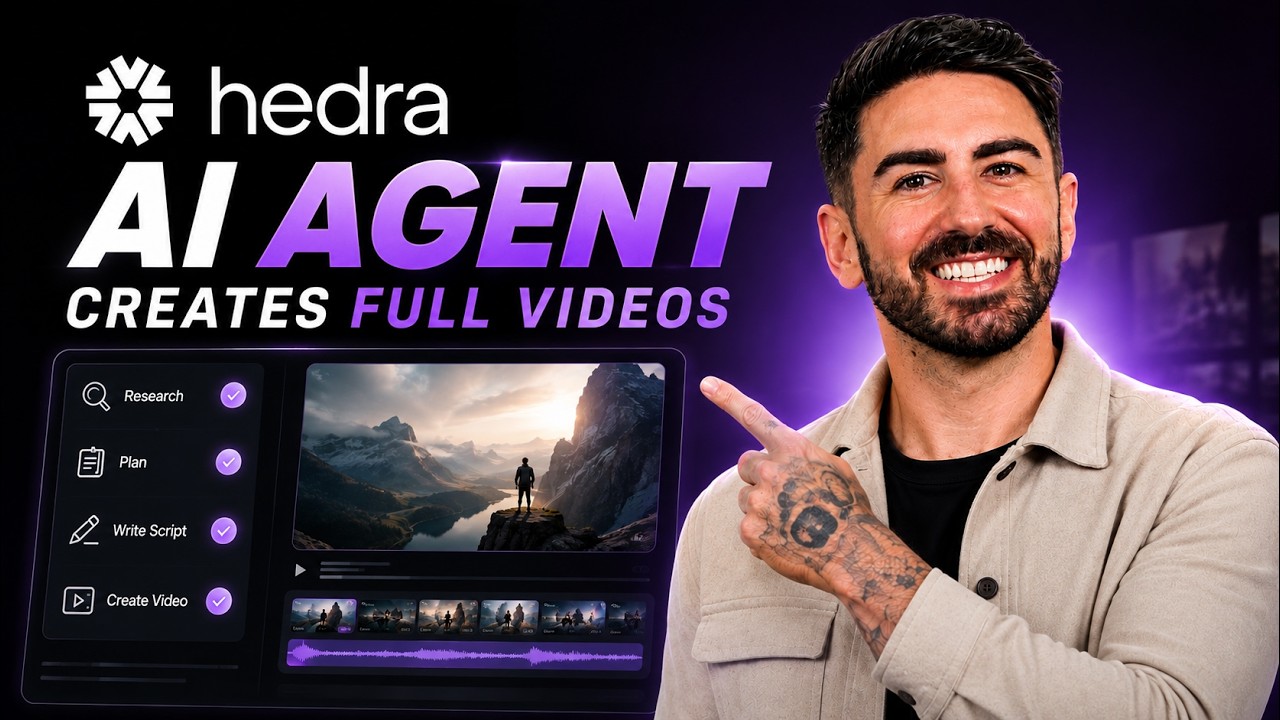 Hedra AI Review: The AI Agent That Creates Entire Videos Automatically video thumbnail
