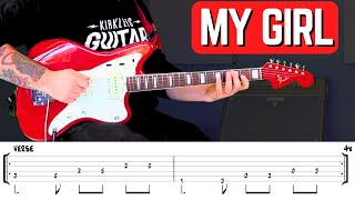 My Girl Guitar Lesson | Free Downloadable Tabs | The Temptations Electric Guitar Tutorial