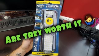 Install and review BUNKER HILL Solar Powered, Motion Activated, security lights. Are they worth it