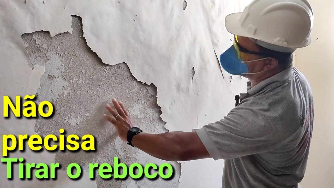Corrigir reboco sem precisar removê-lo da parede!