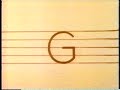 Sesame Street G Musical Notes Animation