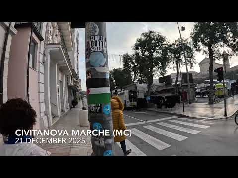 ❤️ Civitanova Marche (MC), Marche Region, Italy  - Walking Tour 4K